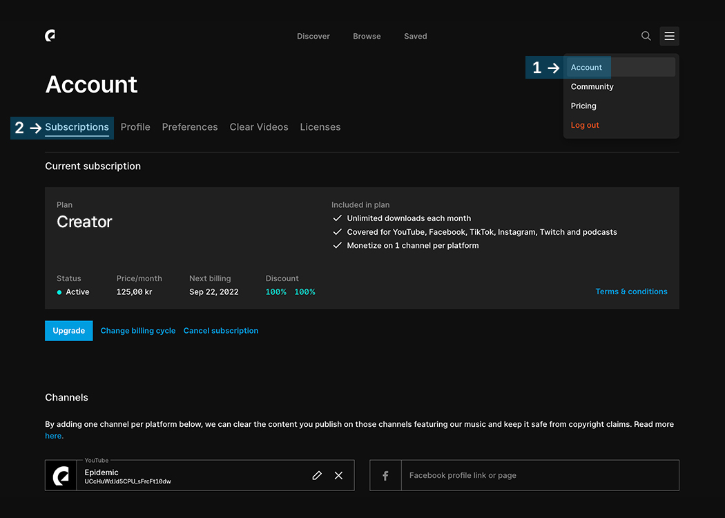 How do I change my payment method?